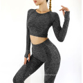 2021 Long Sleeve Yoga Wear Set Sportswear Women